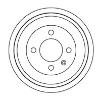 NF PARTS stabdžių būgnas 254725NF